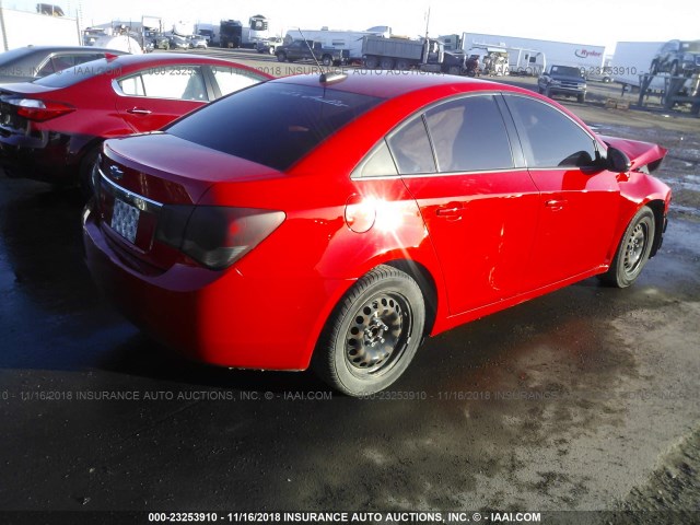 1G1PB5SH0G7172015 - 2016 CHEVROLET CRUZE LIMITED LS RED photo 4