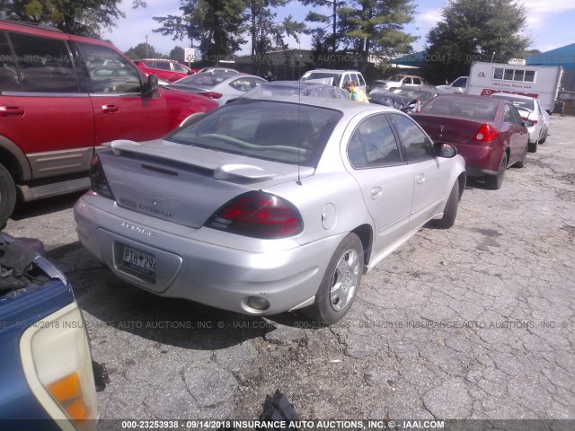 1G2NE52E85M114152 - 2005 PONTIAC GRAND AM SE SILVER photo 4