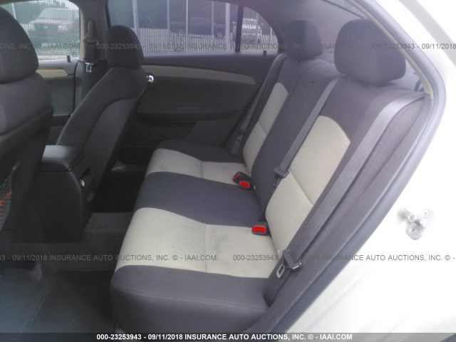 1G1ZH57BX9F101215 - 2009 CHEVROLET MALIBU 1LT GOLD photo 8