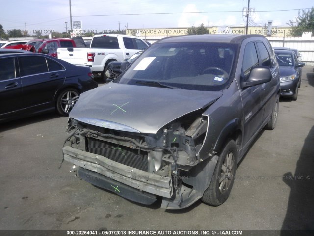 3G5DA03E92S503678 - 2002 BUICK RENDEZVOUS CX GRAY photo 2