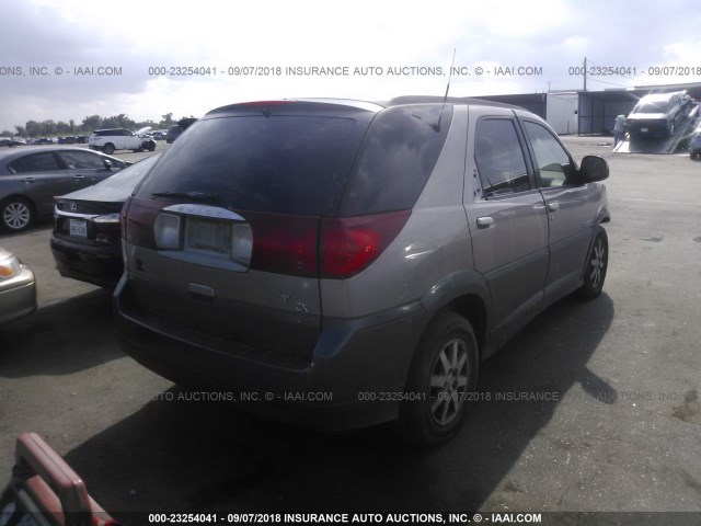 3G5DA03E92S503678 - 2002 BUICK RENDEZVOUS CX GRAY photo 4