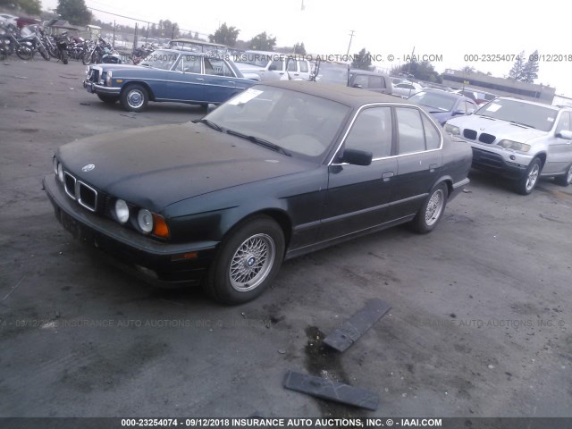 WBAHE2315RGE86104 - 1994 BMW 530 I AUTOMATIC GREEN photo 2