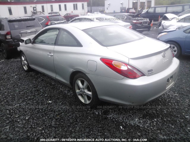 4T1CA30P84U010696 - 2004 TOYOTA CAMRY SOLARA SE/SLE Gümüş foto 3