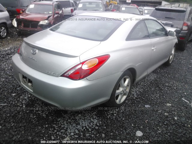 4T1CA30P84U010696 - 2004 TOYOTA CAMRY SOLARA SE/SLE Gümüş foto 4