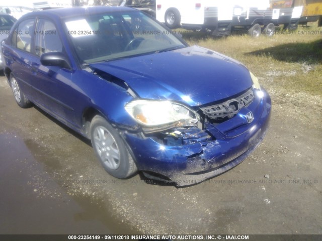 1HGES163X5L015278 - 2005 HONDA CIVIC DX VP Mavi foto 6