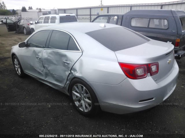 1G11H5SL5EF261767 - 2014 CHEVROLET MALIBU LTZ 银色 照片 3