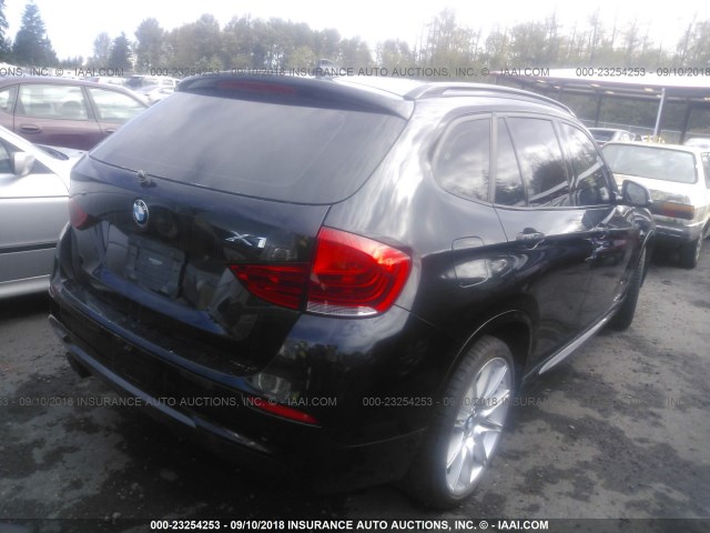 WBAVM5C57DVL63786 - 2013 BMW X1 XDRIVE35I BLACK photo 4