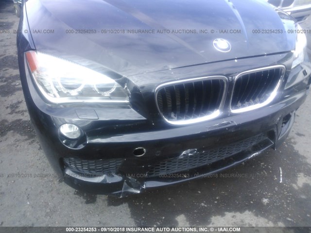 WBAVM5C57DVL63786 - 2013 BMW X1 XDRIVE35I BLACK photo 6