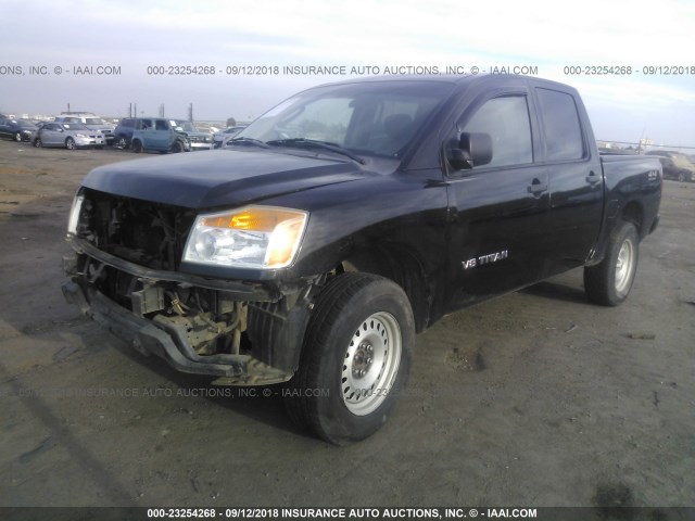 1N6BA0EJ4AN301881 - 2010 NISSAN TITAN XE/SE/LE/PRO-4X BLACK photo 2