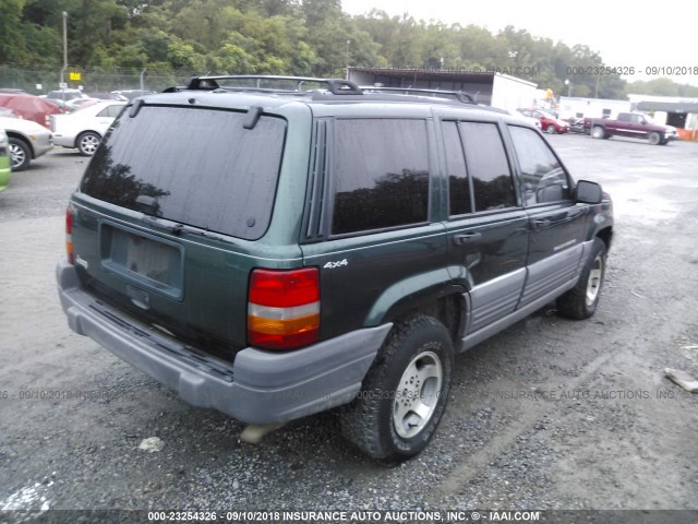 1J4GZ58S3VC705513 - 1997 JEEP GRAND CHEROKEE LAREDO/TSI GREEN photo 4