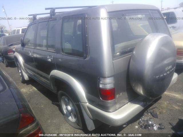 JACDJ58X5Y7J04143 - 2000 ISUZU TROOPER S/LS/LIMITED GRAY photo 3