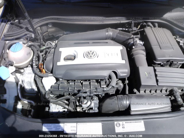 WVWMP7ANXCE529401 - 2012 VOLKSWAGEN CC SPORT/R-LINE GRAY photo 10