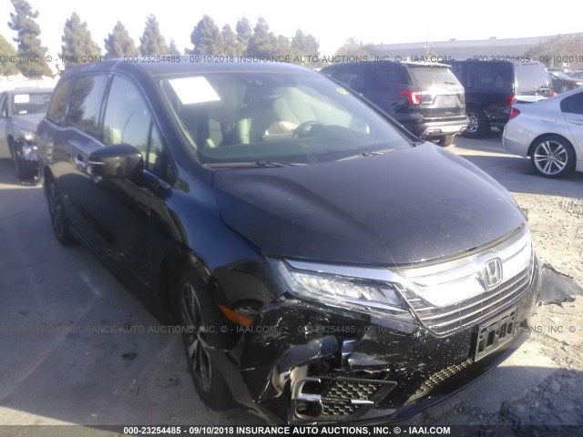 5FNRL6H93JB004051 - 2018 HONDA ODYSSEY ELITE Negro foto 1
