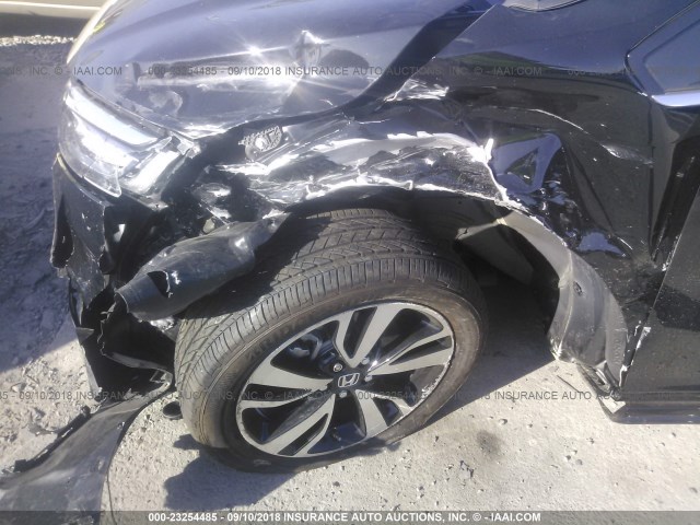 5FNRL6H93JB004051 - 2018 HONDA ODYSSEY ELITE Negro foto 6