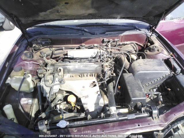 4T1BG12K2TU676015 - 1996 TOYOTA CAMRY DX/LE/XLE RED photo 10