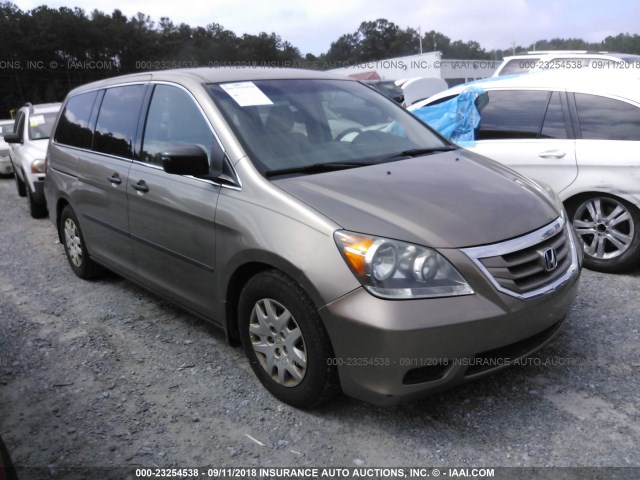 5FNRL3H22AB009632 - 2010 HONDA ODYSSEY LX TAN photo 1