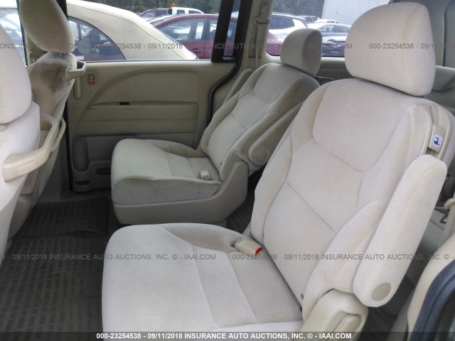 5FNRL3H22AB009632 - 2010 HONDA ODYSSEY LX TAN photo 8