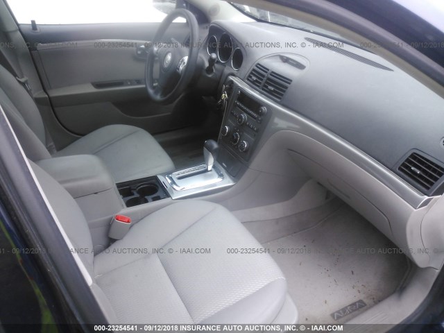 1G8ZS57N68F118301 - 2008 SATURN AURA XE BLUE photo 5