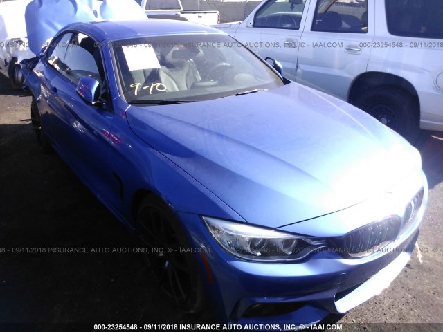 WBA3V5C52EJ969414 - 2014 BMW 428 I BLUE photo 1