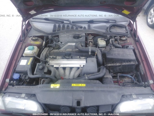 YV1LW5719S2118167 - 1995 VOLVO 850 RED photo 10