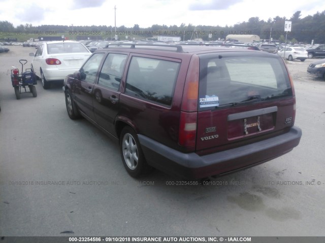 YV1LW5719S2118167 - 1995 VOLVO 850 RED photo 3