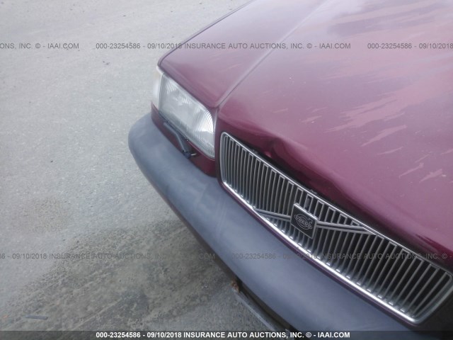 YV1LW5719S2118167 - 1995 VOLVO 850 RED photo 6