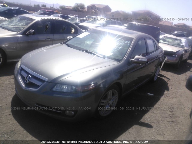 19UUA66297A024250 - 2007 ACURA TL TAN photo 2