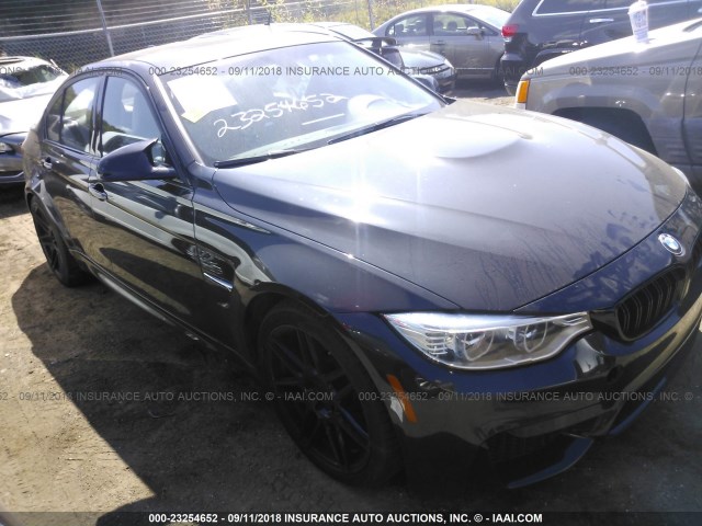 WBS3C9C51FP803084 - 2015 BMW M3 BLACK photo 1