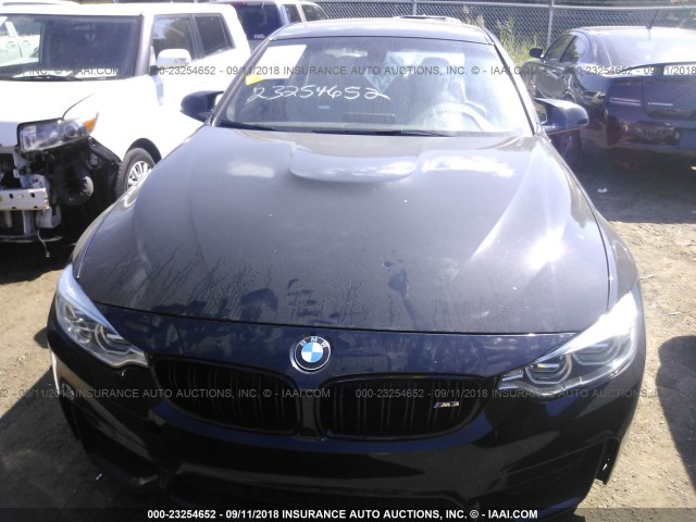 WBS3C9C51FP803084 - 2015 BMW M3 BLACK photo 6