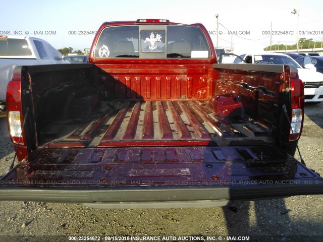 1N6AD06W76C417978 - 2006 NISSAN FRONTIER KING CAB LE/SE/OFF ROAD MAROON photo 8