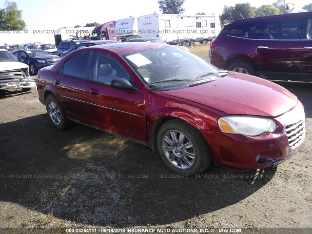 1C3EL66RX6N206030 - 2006 CHRYSLER SEBRING LIMITED RED photo 1