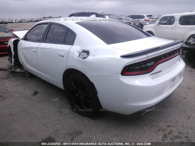 2C3CDXCT8GH253951 - 2016 DODGE CHARGER R/T WHITE photo 3