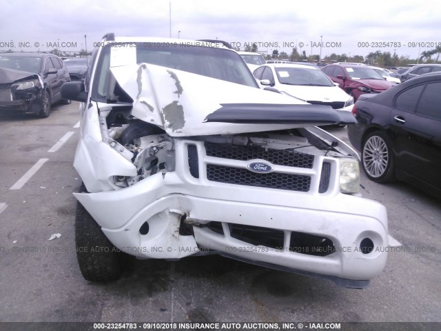 1FMZU67K54UA04304 - 2004 FORD EXPLORER SPORT TR  WHITE photo 6