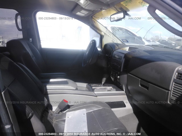 5N1AA08A57N712799 - 2007 NISSAN ARMADA SE/LE BLACK photo 5