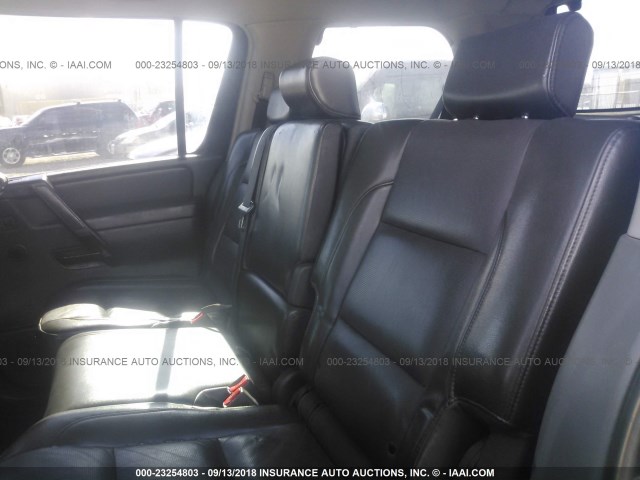 5N1AA08A57N712799 - 2007 NISSAN ARMADA SE/LE BLACK photo 8