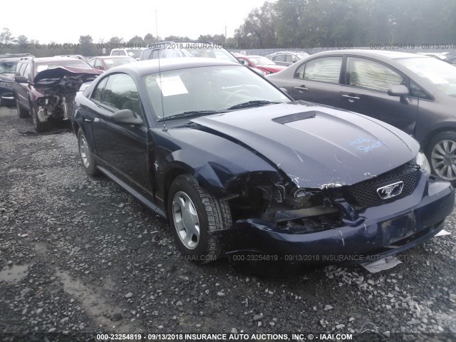 1FAFP40401F193027 - 2001 FORD MUSTANG BLUE photo 1