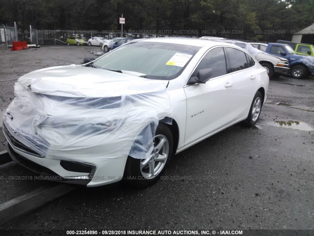 1G1ZB5ST2GF344922 - 2016 CHEVROLET MALIBU LS Ağ foto 2