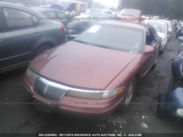 1LNLM91V3SY734454 - 1995 LINCOLN MARK VIII LSC BURGUNDY photo 2