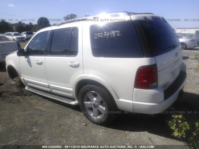 1FMZU75K93ZB14069 - 2003 FORD EXPLORER LIMITED WHITE photo 3