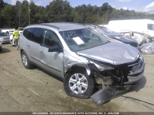 1GNER13D69S101441 - 2009 CHEVROLET TRAVERSE LS SILVER photo 6