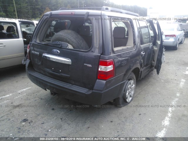 1FMFU16537LA79675 - 2007 FORD EXPEDITION XLT BLACK photo 4