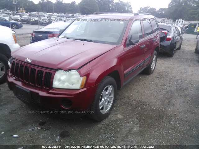 1J4GR48K05C625693 - 2005 JEEP GRAND CHEROKEE LAREDO/COLUMBIA/FREEDOM 红色 照片 2
