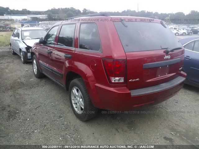 1J4GR48K05C625693 - 2005 JEEP GRAND CHEROKEE LAREDO/COLUMBIA/FREEDOM 红色 照片 3