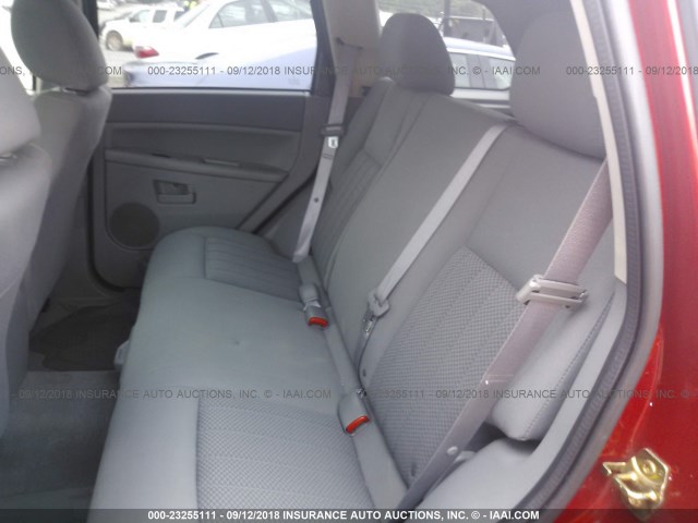 1J4GR48K05C625693 - 2005 JEEP GRAND CHEROKEE LAREDO/COLUMBIA/FREEDOM 红色 照片 8