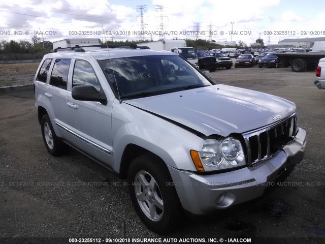 1J4HR58N05C546027 - 2005 JEEP GRAND CHEROKEE LIMITED SILVER photo 1