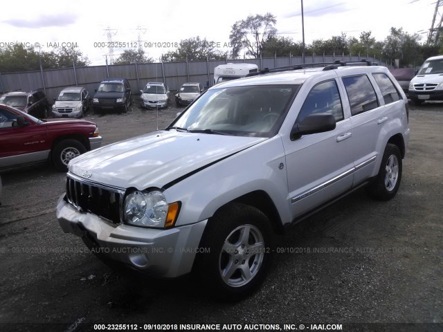 1J4HR58N05C546027 - 2005 JEEP GRAND CHEROKEE LIMITED SILVER photo 2