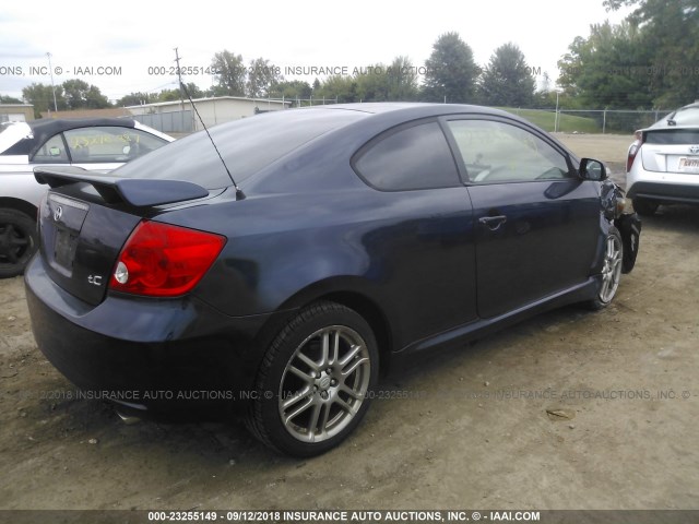 JTKDE177870199989 - 2007 TOYOTA SCION TC 深蓝色 照片 4