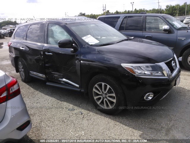 5N1AR2MN9EC633562 - 2014 NISSAN PATHFINDER S/SV/SL/PLATINUM BLACK photo 1