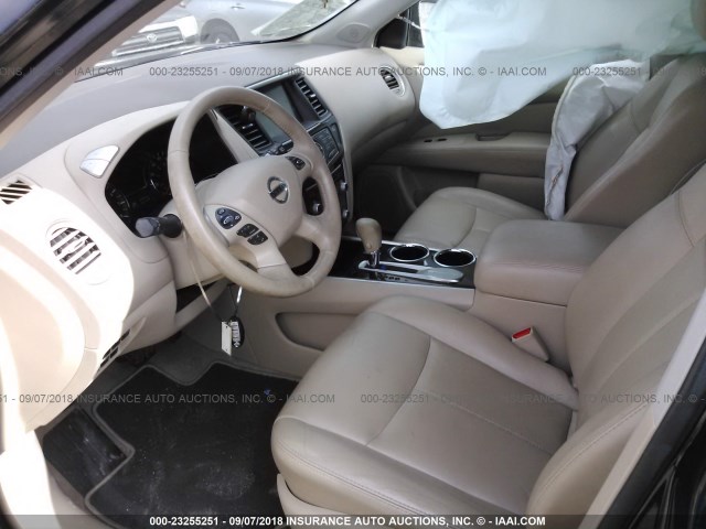5N1AR2MN9EC633562 - 2014 NISSAN PATHFINDER S/SV/SL/PLATINUM BLACK photo 5