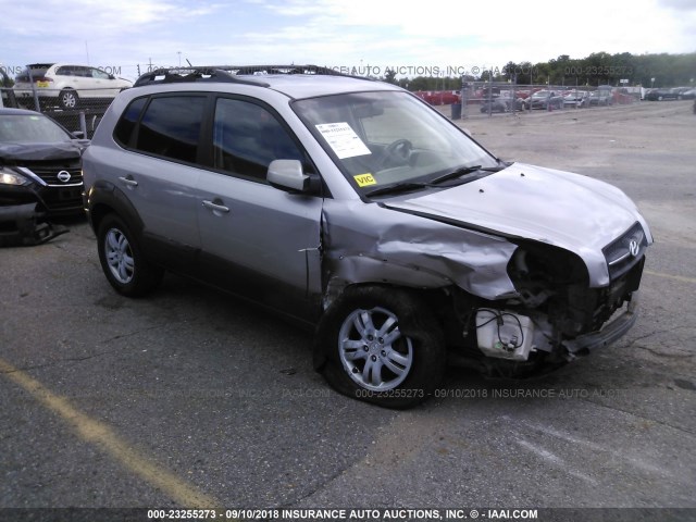 KM8JN12D76U337015 - 2006 HYUNDAI TUCSON SILVER photo 1